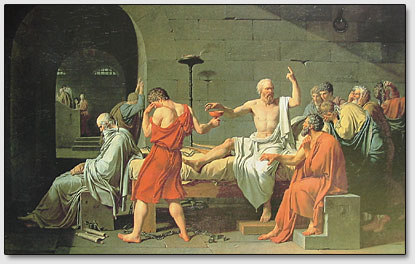"Смерть Сократа", Jacques-Loues David, 1787