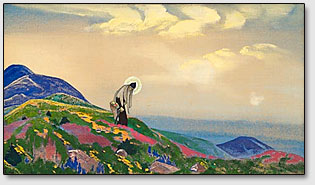"Святой Пантелеймон-целитель", картина Н.К.Рериха.